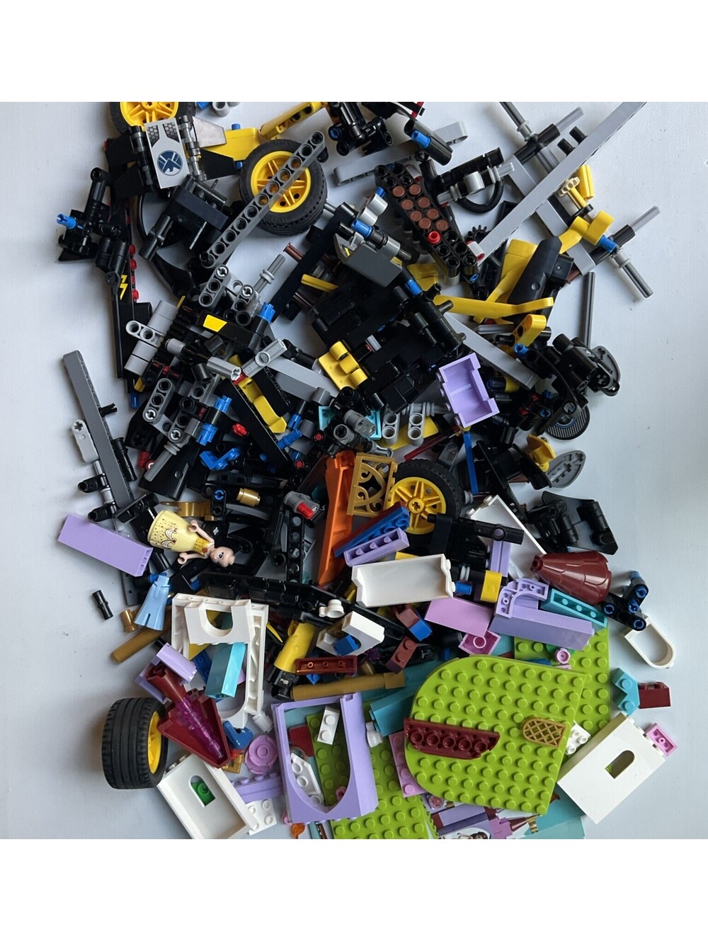 Lego Lot Mixed Piece Lot Technic, Friends And More